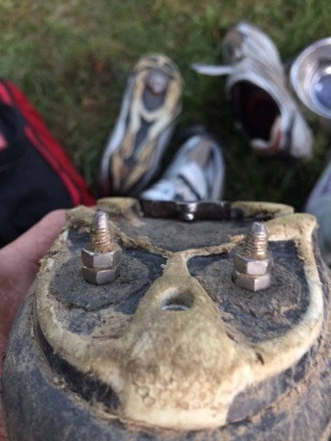 I put in spikes when I heard we were slogging up the hill. I knew we couldn&rsquo;t ride it.