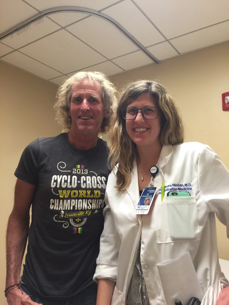 Dr. Nielsen and myself.